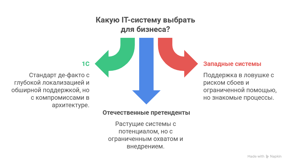 Иллюзия свободы выбора на российском рынке IT-решений.